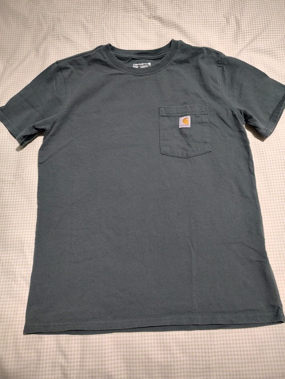 Carhartt Short-Sleeve Pocket Tee in Hunter Green